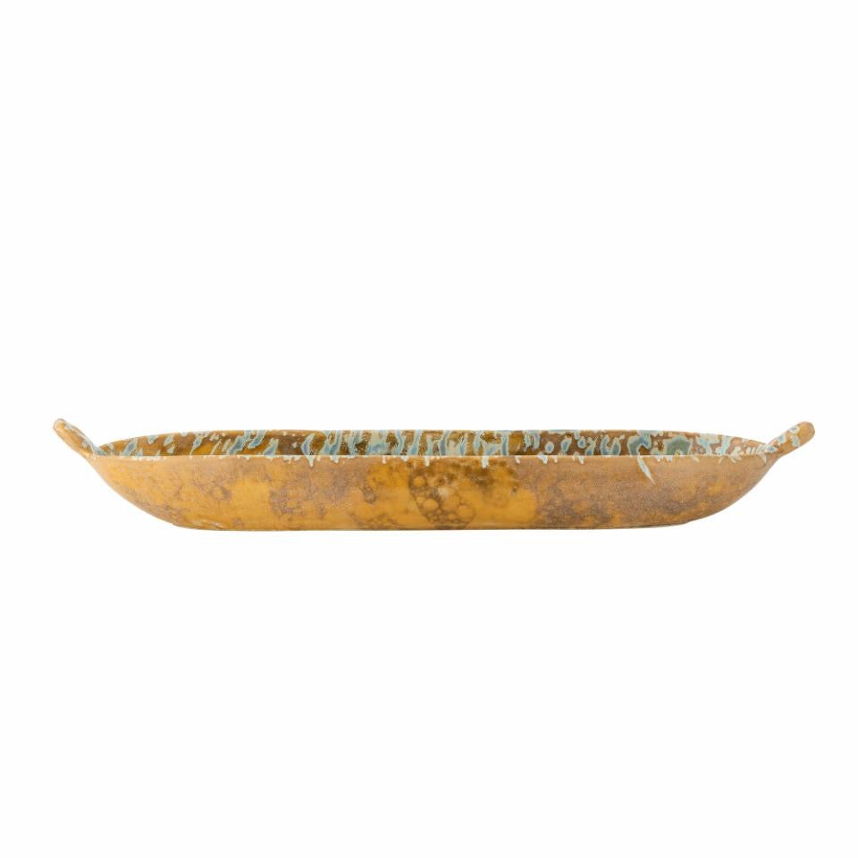 Milani Serving Plate, Green, Stoneware