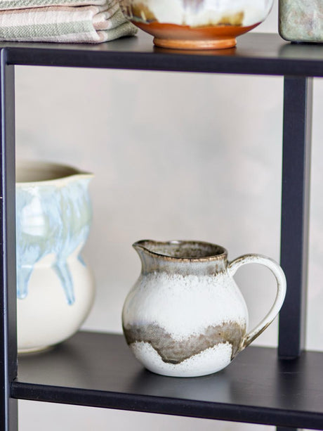 Paula Milk Jug, Grey, Stoneware