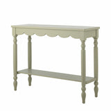 Salla Side Table, Green, Pine.