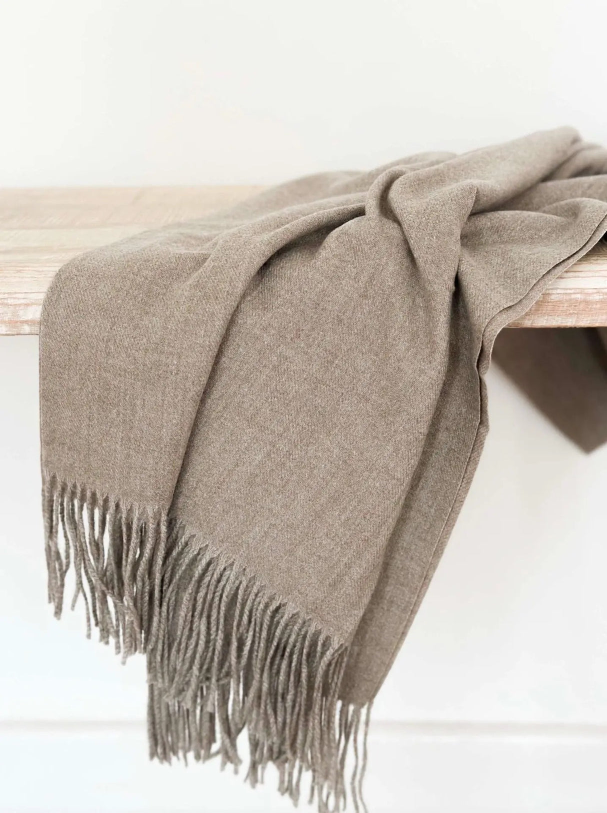 Della Light Brown  Decorative Throw