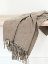 Della Light Brown  Decorative Throw