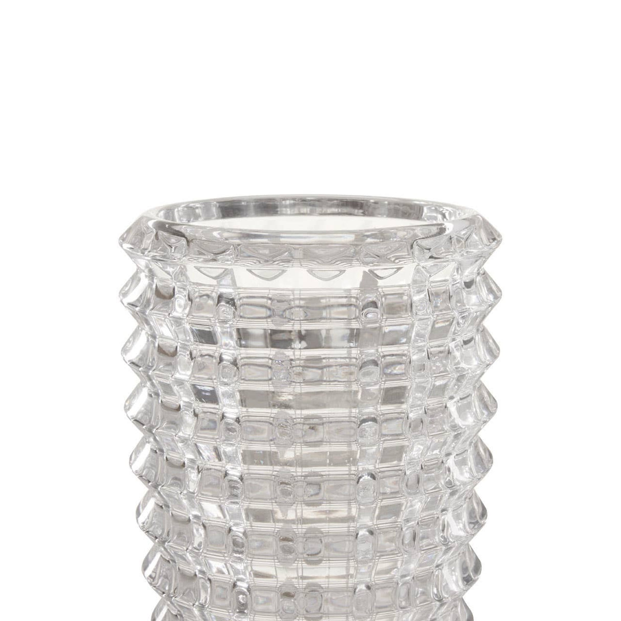 Savita Large Textured Glass Vase 30cm