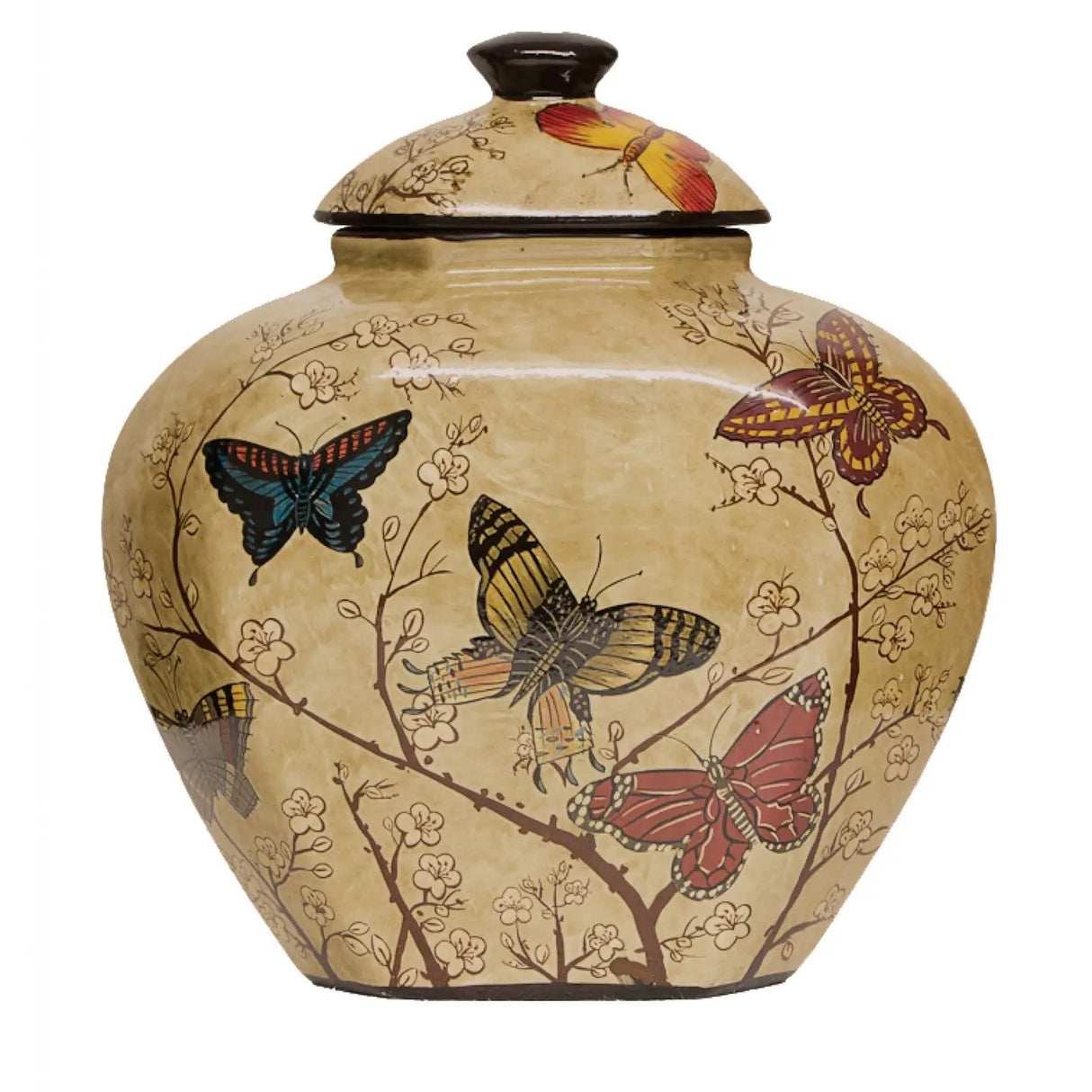 Butterfly and Blossom Pot