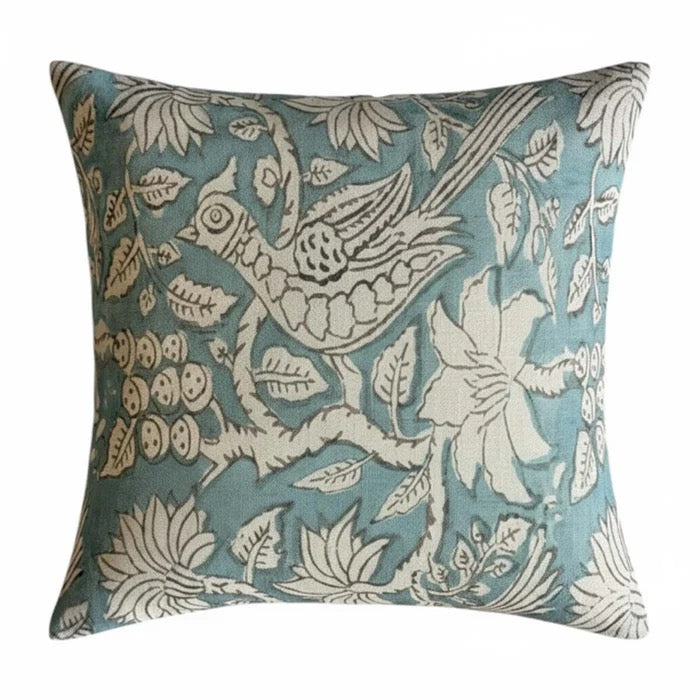 FUNKY BIRD SEAFOAM CUSHION
