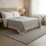 SOFT GREY BEDSPREAD