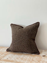Sofia Chocolate Brown Boucle Cushion