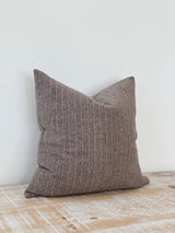 Eva Taupe Stripe Cushion