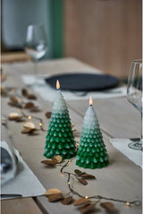 LED Winter Tree Candles 7.5cm set of 2