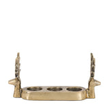 Stag Trio Tealight Holder, Gold