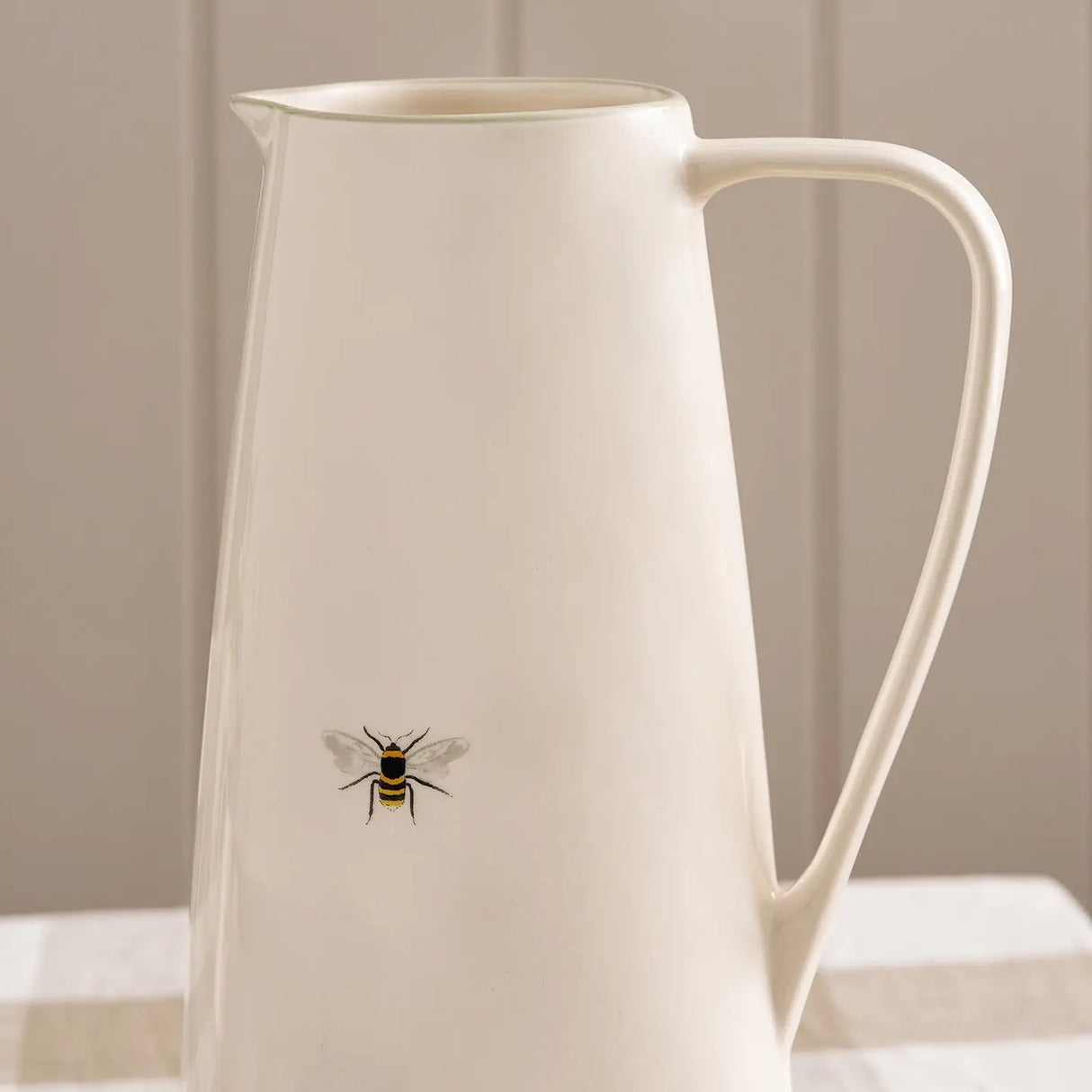Bees Stoneware Tall Jug