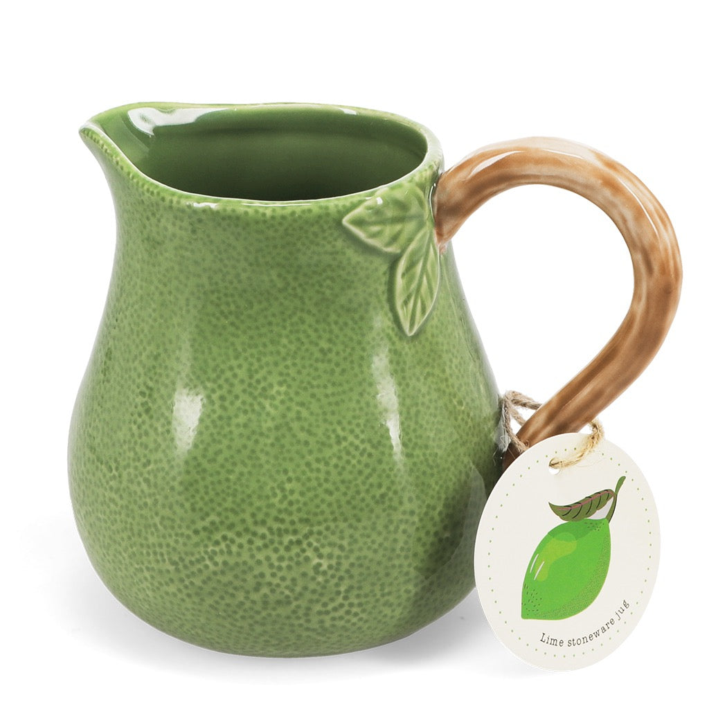 Stoneware jug 650ml - Lime