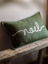 Noel Script Christmas Cushion 30X50cm