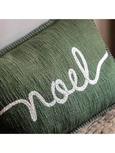 Noel Script Christmas Cushion 30X50cm