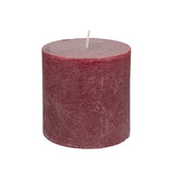 Rustic Pillar Candle Plum - 3 sizes
