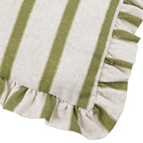 Connie Striped Ruffle Cushion 45cm - 4 Colours