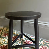 Painted Mango Wood Three Legged Stools - 2 sizes