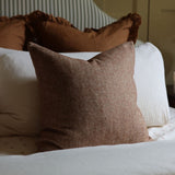 Tia Rust Herringbone Cushion - 3 sizes