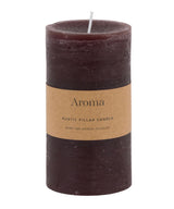 Pillar Candle Rustic - Espresso - 2 sizes