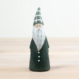 Green Santa Ornament, 2 sizes