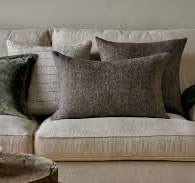 NKUKU - Dilli Wool Cushion Cover - Dark Brown - 2 Sizes