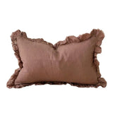 Hallie Dusty Pink Ruffle Cushion/2 sizes