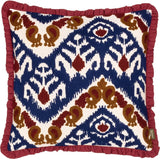 Henderson Embroided Cotton Cushion - 3 colour ways