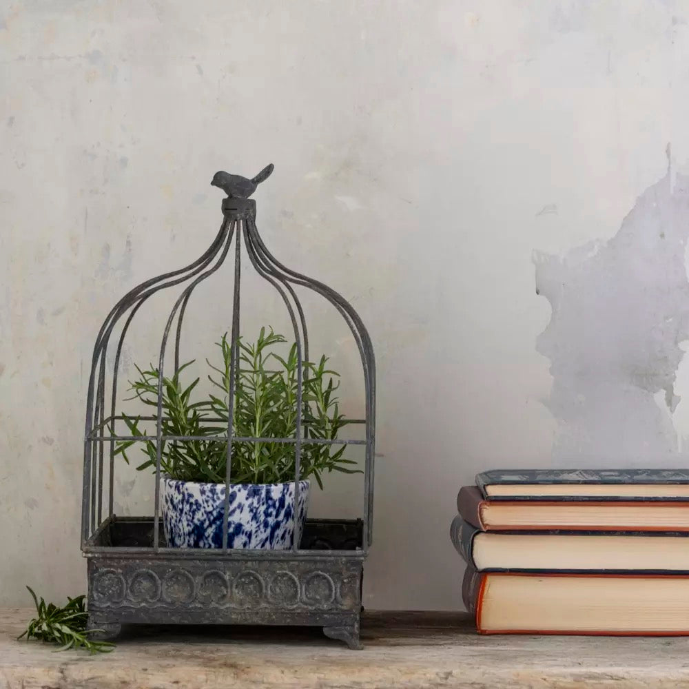 Decorative Metal Bird Cage  - 2 sizes