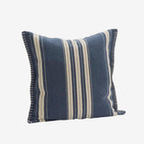 STRIPED CUSHION COVER - NAVY