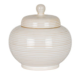 Neva Lidded Ceramic Jar - 2 sizes
