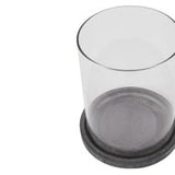 Amalfi Grey Hurricane Lantern - 2 Sizes