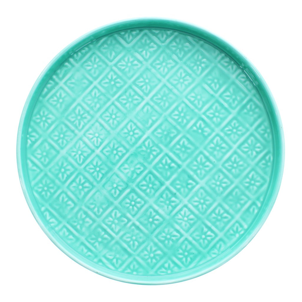 Round enamel tray (30cm) - 4 colours