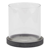 Amalfi Grey Hurricane Lantern - 2 Sizes