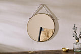 Kiko Round Mirror - Brass