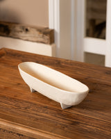White Dish on base 38cm ROSANA WHITE