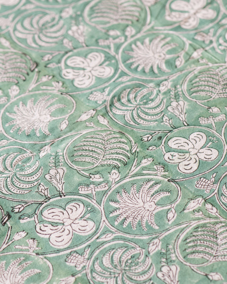 UDYAN Cotton Hand Block Printed Tablecloth