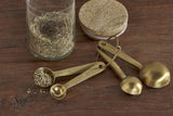NKUKU Mane Measuring Spoons - Brushed Gold