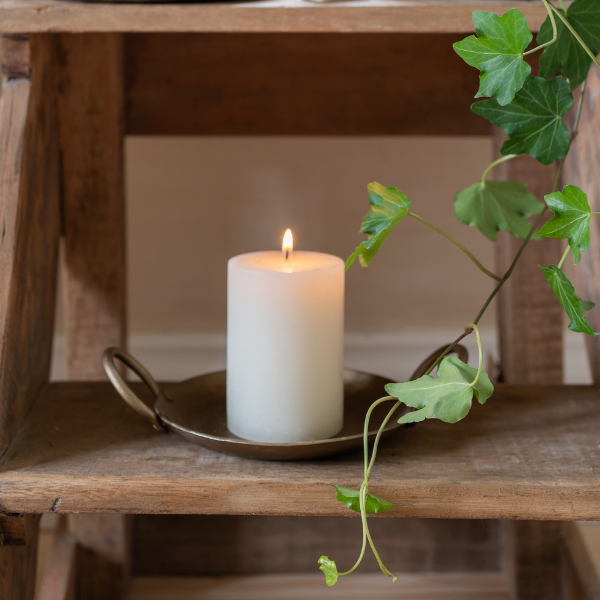 Forged Round Candle Plate
