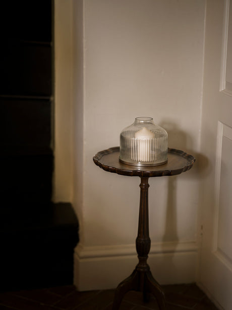 Handblown Candle Dome - Scandi Stripe - 2 Sizes