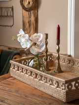 RATTAN RECTANGLE TRAYS - 2 sizes