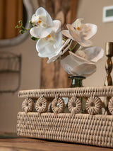 RATTAN RECTANGLE TRAYS - 2 sizes