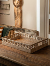 RATTAN RECTANGLE TRAYS - 2 sizes