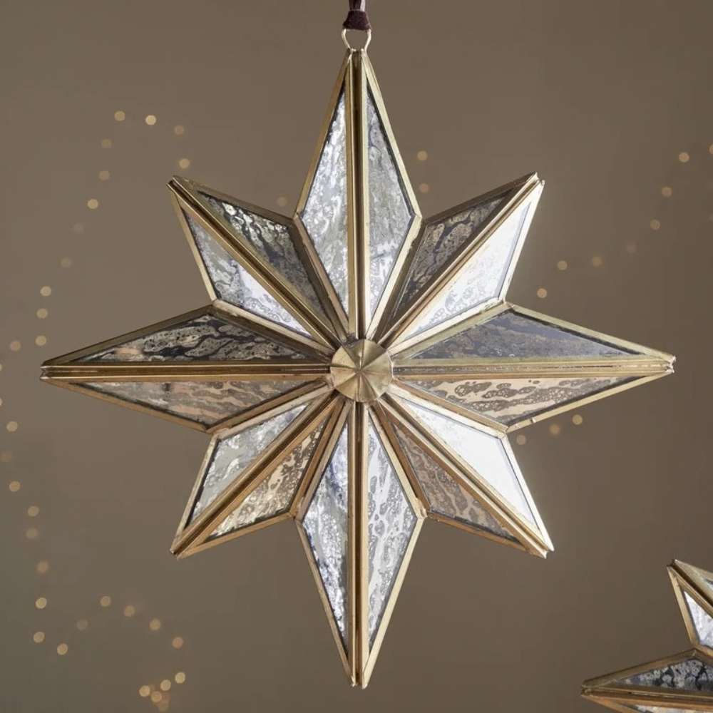 NKUKU - Taara Star Decoration - Antique Brass