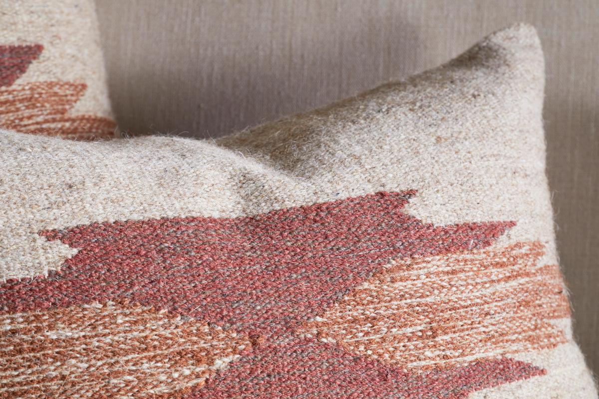 NKUKU - Kabir Wool Cushion Cover - Rust - 2 Sizes
