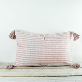 Neimi Blush Printed Cotton Cushion 40x60cm