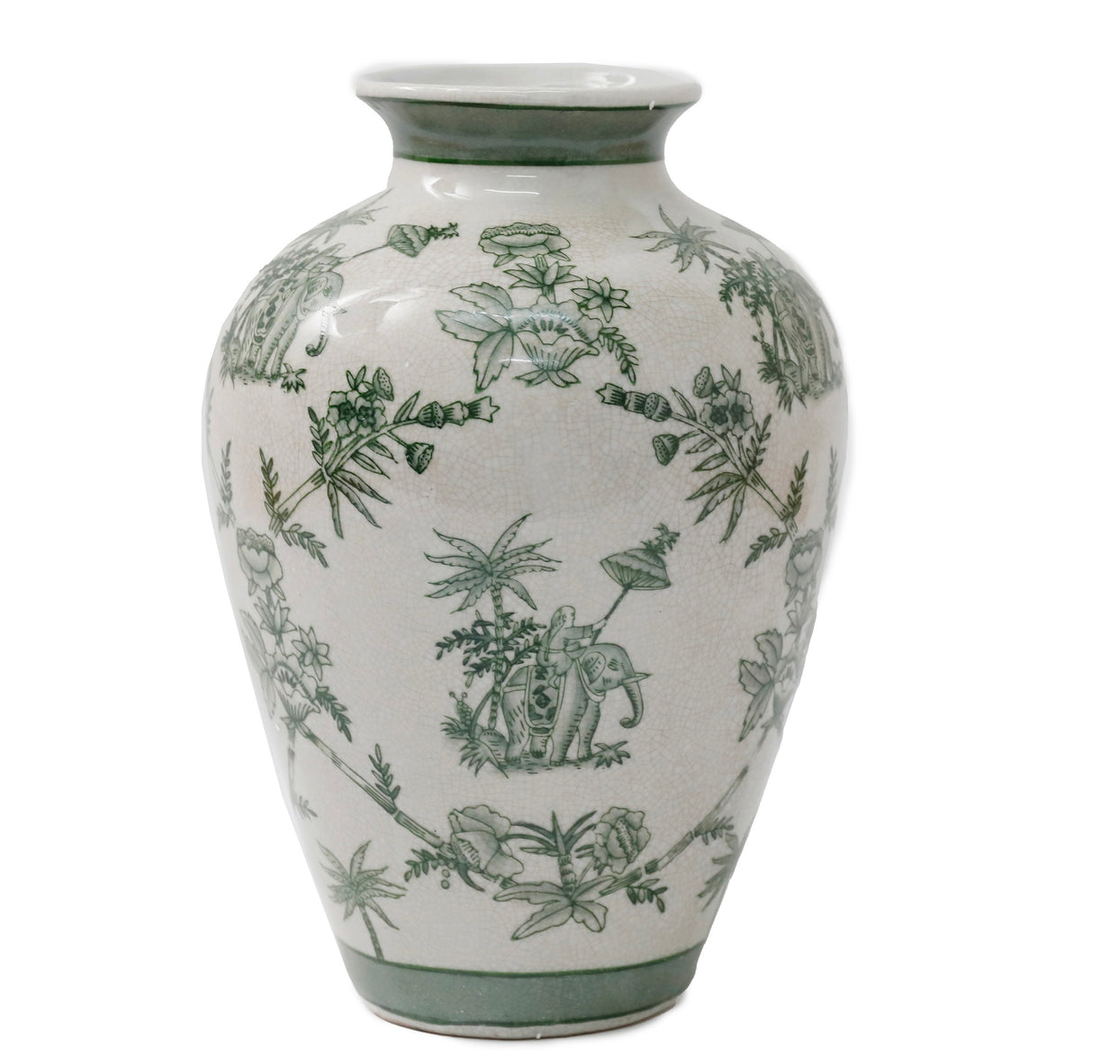Parrot Palm Willow Vase