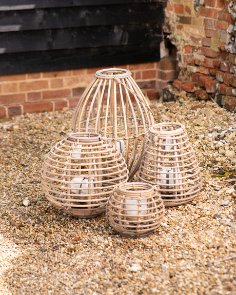 teardrop bamboo lantern