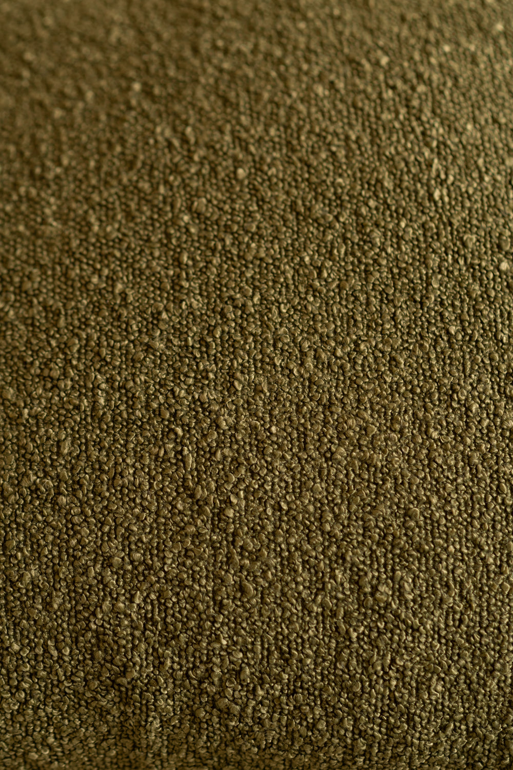 Moss Green Boucle Cushion