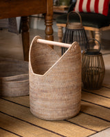 STORAGE BASKET WITH CANE HANDLE