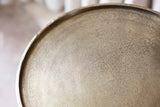 NKUKU - Rohia Cast Metal Table - Brass - Small/Large