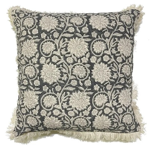 Malini Dipika Indigo Slate Cushion
